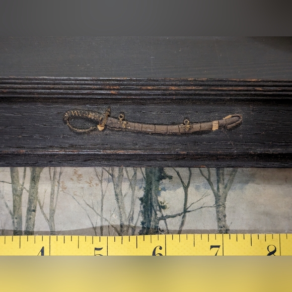 Vintage Framed War Print - Picture 6 of 8